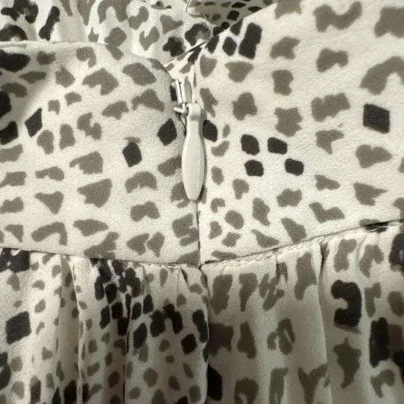 J. Crew Snake Print Pleated Midi Skirt Sz 6 Animal Print Career - Picture 8 of 8